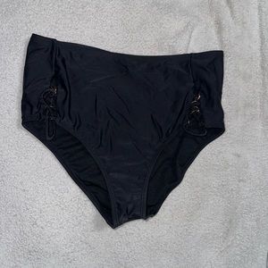 High waist bikini bottoms